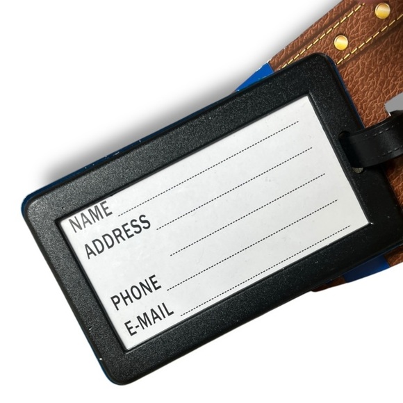 Lot of 3 Fun Pineapple/Strawberry Fruit & Polka dot Luggage ID Tags NWT - Picture 8 of 8